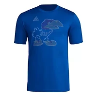 NCAA Kansas Jayhawks Locker Local Impression AEROREADY T-Shirt