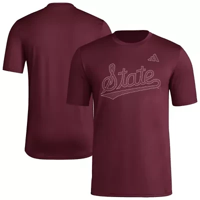 NCAA Mississippi State Bulldogs Locker Local Impression AEROREADY T-Shirt