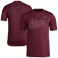 NCAA Mississippi State Bulldogs Locker Local Impression AEROREADY T-Shirt
