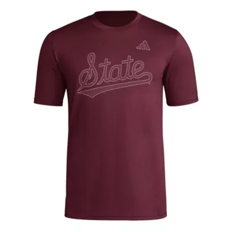 NCAA Mississippi State Bulldogs Locker Local Impression AEROREADY T-Shirt