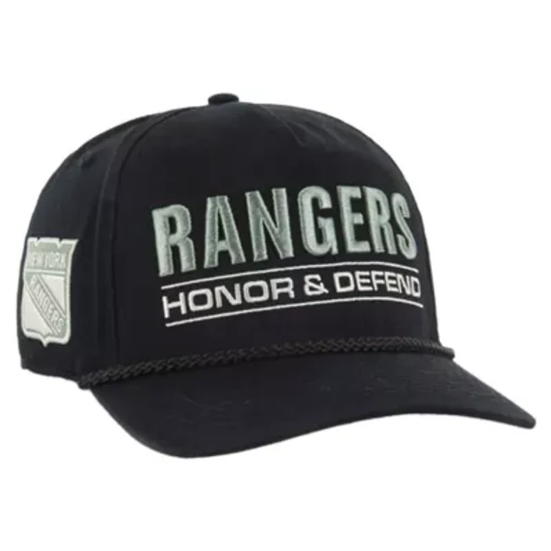 NHL New York Rangers OHT Military Appreciation Homeland Honor and Defend Hitch Adjustable Hat