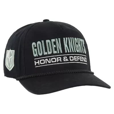 NHL Vegas Golden Knights OHT Military Appreciation Homeland Honor and Defend Hitch Adjustable Hat