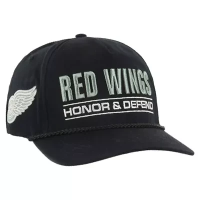NHL Detroit Wings OHT Military Appreciation Homeland Honor and Defend Hitch Adjustable Hat