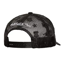NBA Philadelphia 76ers Monogram Allover Logo Mesh Trucker Adjustable Hat
