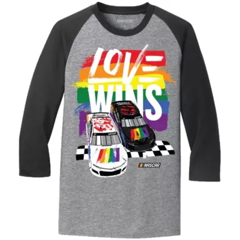 NASCAR Love Wins Pride Ringer T-Shirt