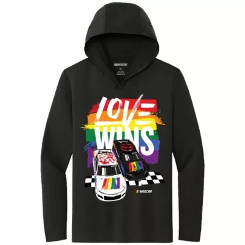NASCAR Love Wins Hooded Long Sleeve T-Shirt
