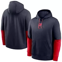 NCAA Nike Ole Miss Rebels 2024 Sideline Club Fleece Pullover Hoodie