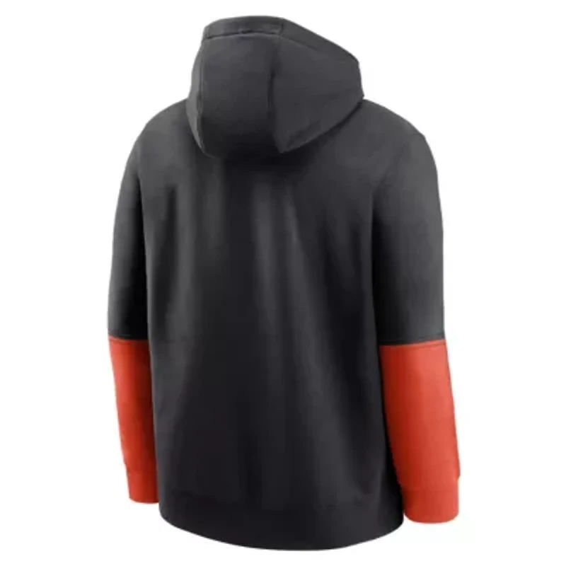 NCAA Nike Oklahoma State Cowboys 2024 Sideline Club Fleece Pullover Hoodie