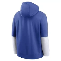 NCAA Nike Air Force Falcons 2024 Sideline Club Fleece Pullover Hoodie