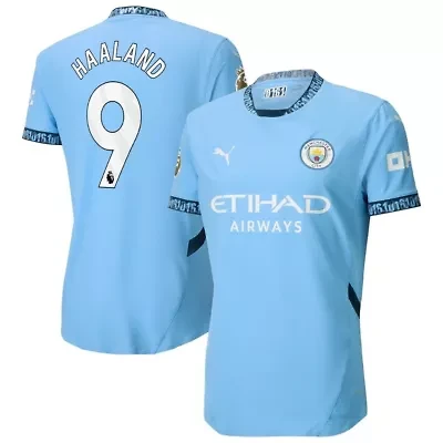 International Clubs Erling Haaland Light Manchester City 2024/25 Home Authentic Player Jersey