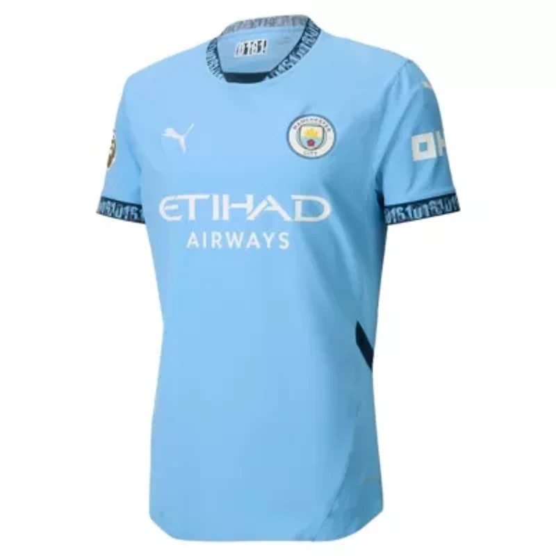 International Clubs Kevin De Bruyne Light Manchester City 2024/25 Home Authentic Player Jersey