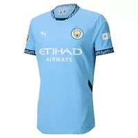 International Clubs Kevin De Bruyne Light Manchester City 2024/25 Home Authentic Player Jersey