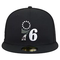 NBA Philadelphia 76ers Print UV 59FIFTY Fitted Hat