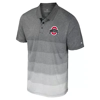 NCAA Ohio State Buckeyes Striped Mesh Polo