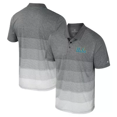 NCAA UCLA Bruins Striped Mesh Polo