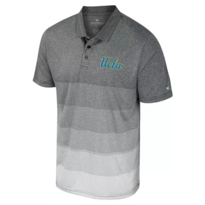 NCAA UCLA Bruins Striped Mesh Polo