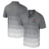 NCAA Virginia Cavaliers Striped Mesh Polo