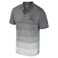 NCAA Virginia Cavaliers Striped Mesh Polo