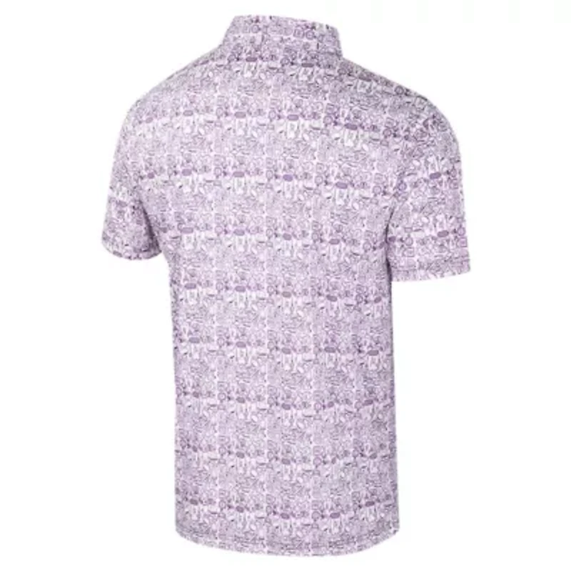 NCAA Kansas State Wildcats It's Time! Allover Print Polo