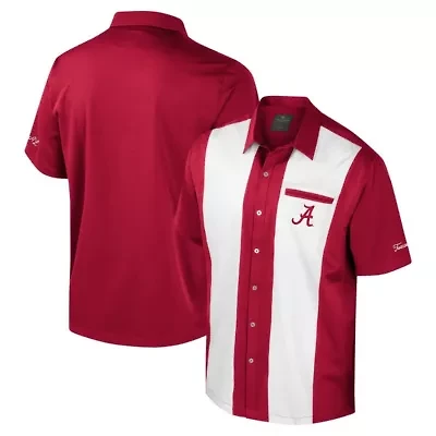 Alabama Crimson Tide NCAA Strike Bowling Button-Up Shirt