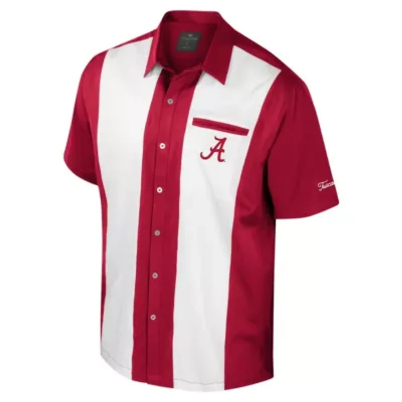 Alabama Crimson Tide NCAA Strike Bowling Button-Up Shirt