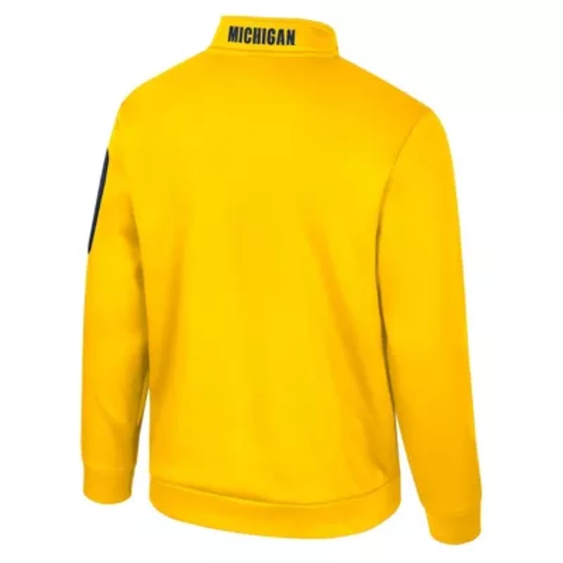 NCAA Michigan Wolverines Mainframe Quarter-Zip Fleece Jacket