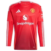 International Clubs Alejandro Garnacho Manchester United 2024/25 Home Long Sleeve Replica Player Jersey