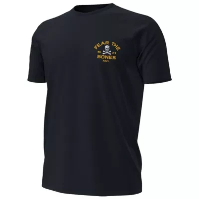 Navy Midshipmen NCAA Under Armour 2024 Rivalry Fear The Bones Performance T-Shirt