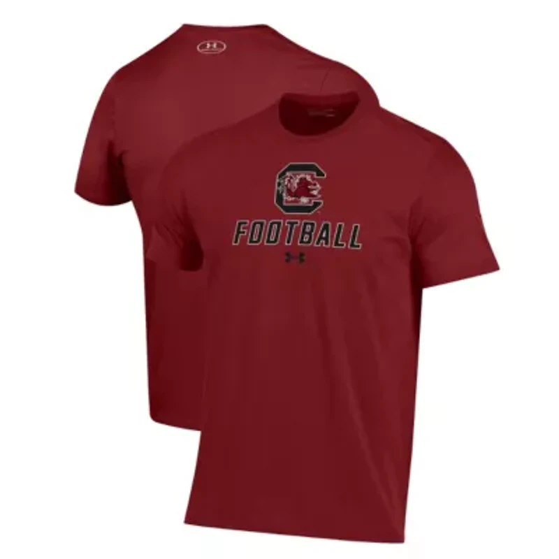 NCAA Under Armour South Carolina Gamecocks Football Performance T-Shirt