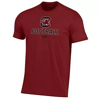 NCAA Under Armour South Carolina Gamecocks Football Performance T-Shirt