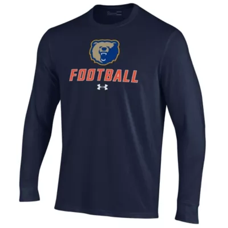 NCAA Under Armour Morgan State Bears Football Performance Long Sleeve T-Shirt