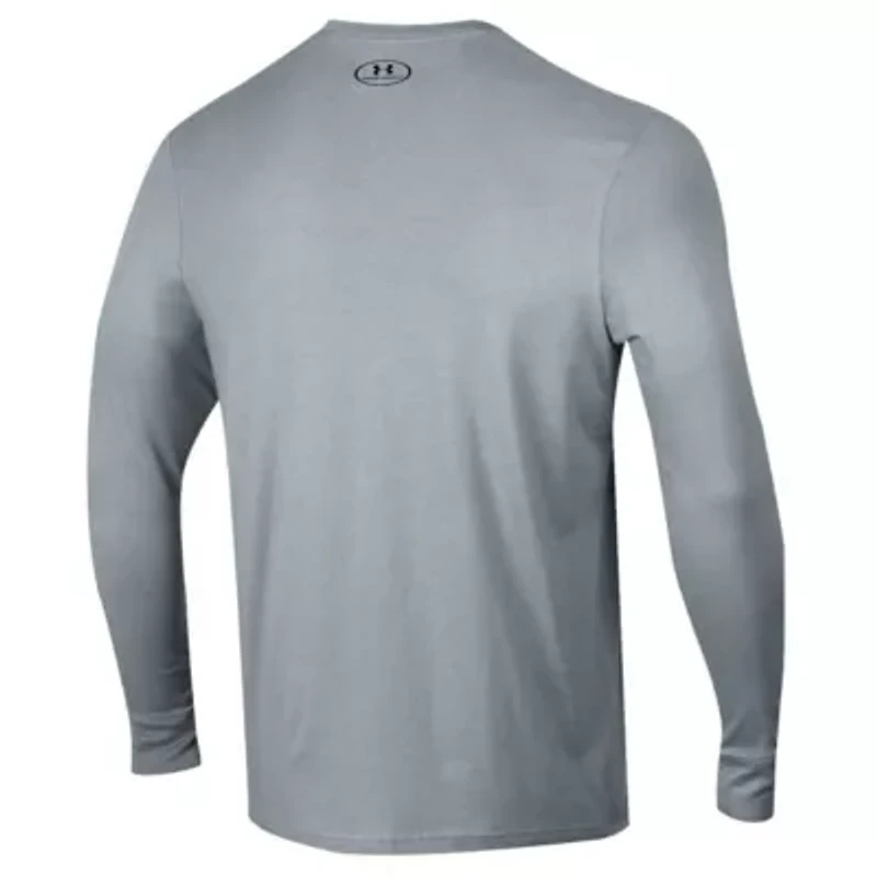 NCAA Under Armour Grey South Carolina Gamecocks Football Performance Long Sleeve T-Shirt