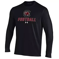 NCAA Under Armour South Carolina Gamecocks Football Performance Long Sleeve T-Shirt
