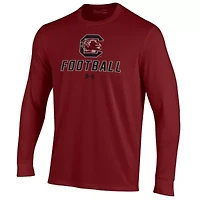 NCAA Under Armour South Carolina Gamecocks Football Performance Long Sleeve T-Shirt