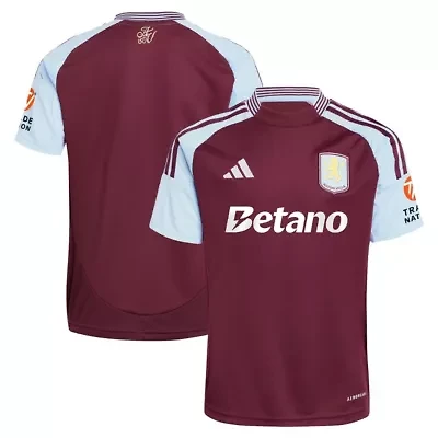 Premier League Claret Aston Villa 2024/25 Home Replica Jersey