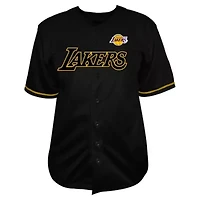 NBA LeBron James Los Angeles Lakers Big & Tall Name Number Button-Up Jersey