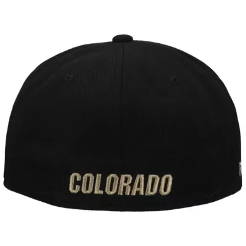 NCAA Nike Colorado Buffaloes Prime Pro Flat Brim Fitted Hat