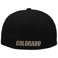 NCAA Nike Colorado Buffaloes Prime Pro Flat Brim Fitted Hat