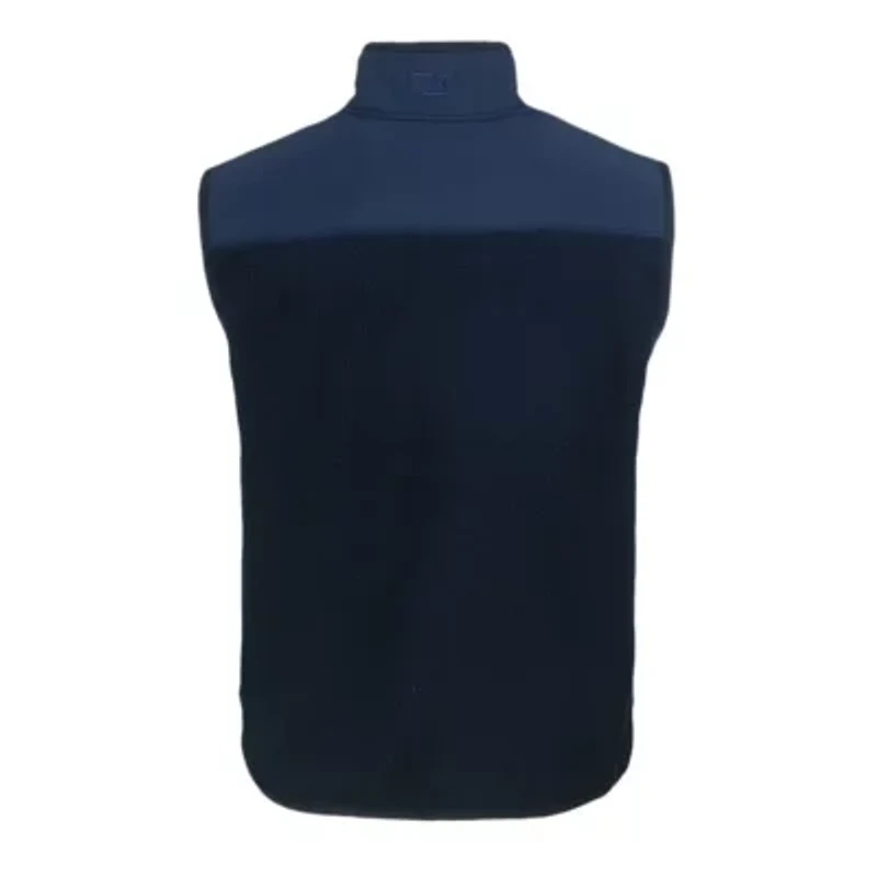 NCAA Navy/Blue Notre Dame Fighting Irish Play Like A Today Cascade Eco Sherpa Fleece Full-Zip Vest