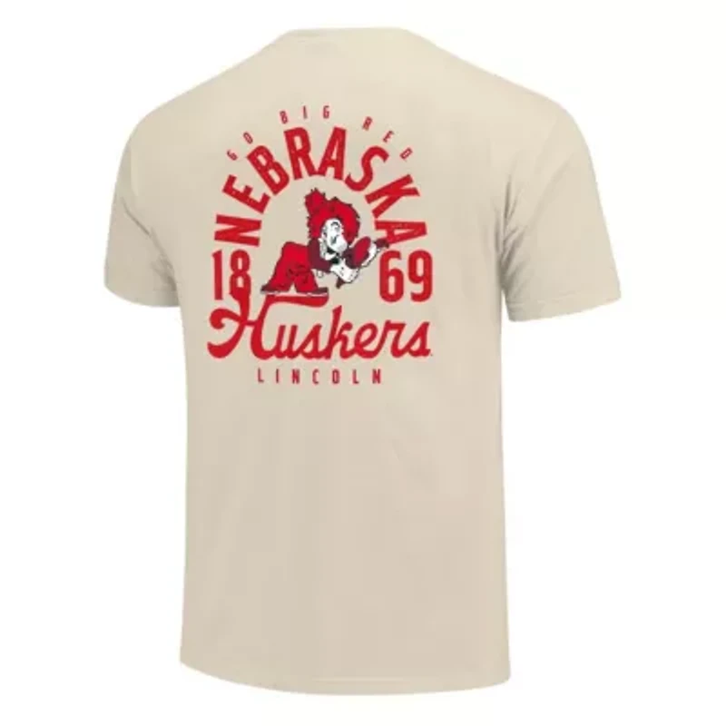 NCAA Nebraska Huskers Mascot Overlay T-Shirt