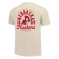 NCAA Nebraska Huskers Mascot Overlay T-Shirt