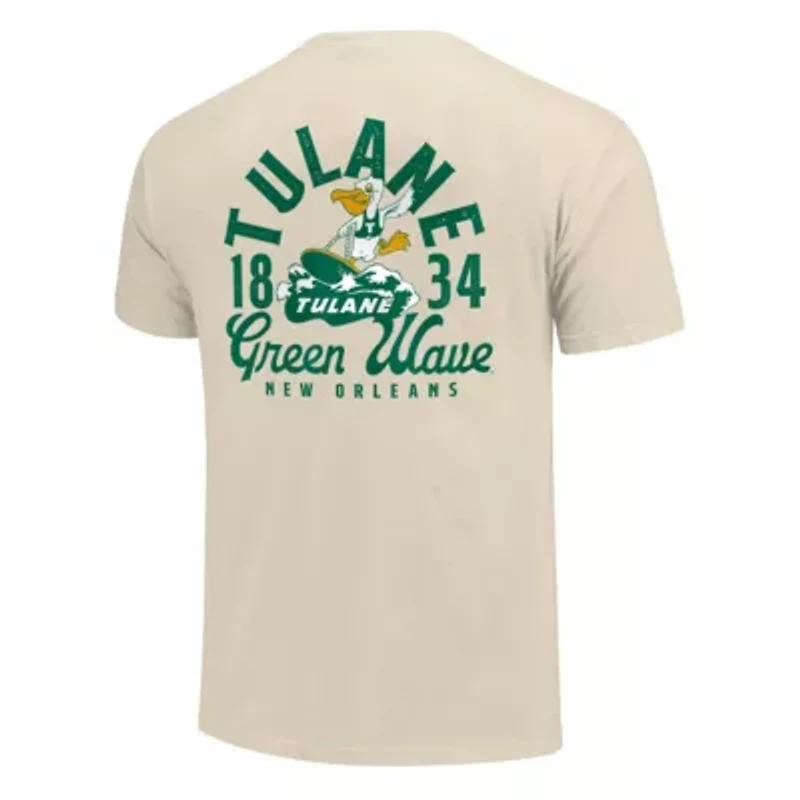 Tulane Green Wave NCAA Mascot Overlay T-Shirt