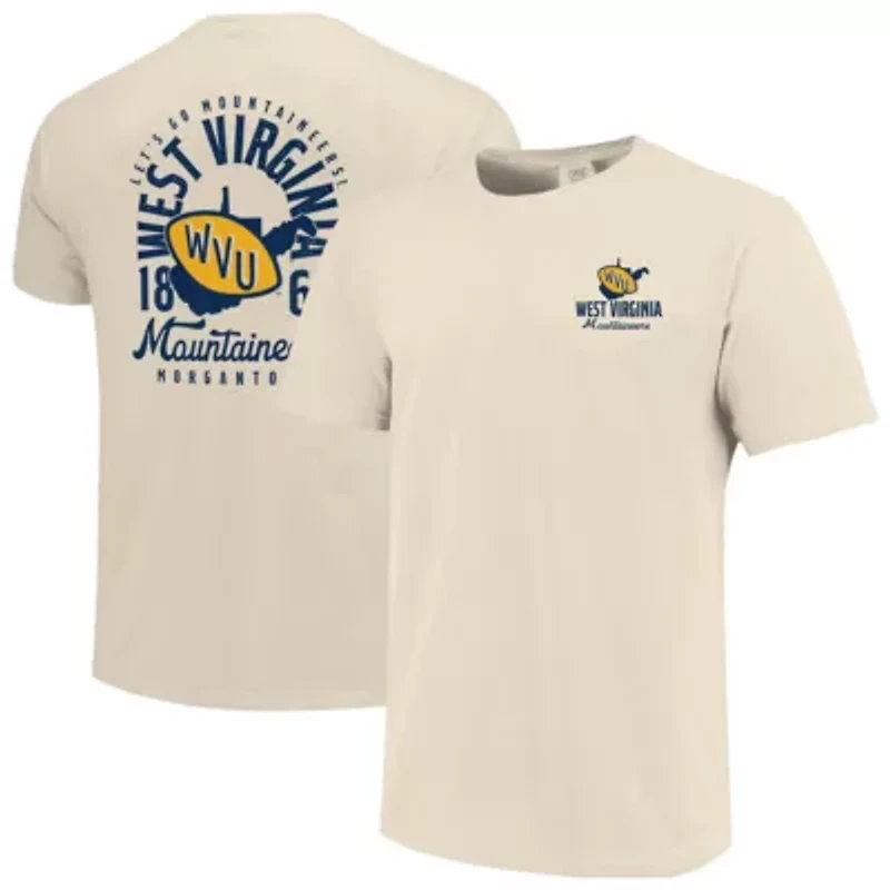 NCAA West Virginia Mountaineers Mascot Overlay T-Shirt
