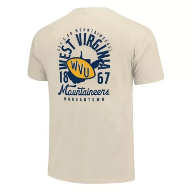 NCAA West Virginia Mountaineers Mascot Overlay T-Shirt