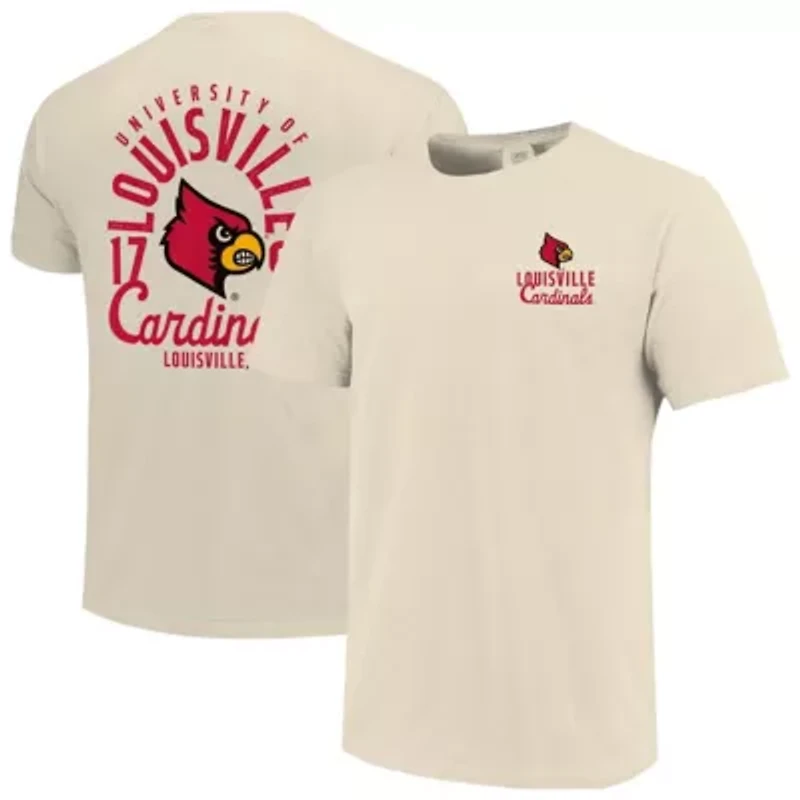 NCAA Louisville Cardinals Mascot Overlay T-Shirt
