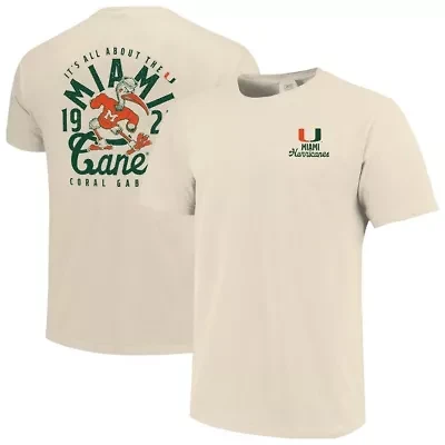 Miami (FL) Hurricanes NCAA Mascot Overlay T-Shirt