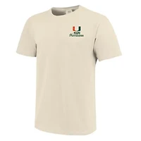 Miami (FL) Hurricanes NCAA Mascot Overlay T-Shirt