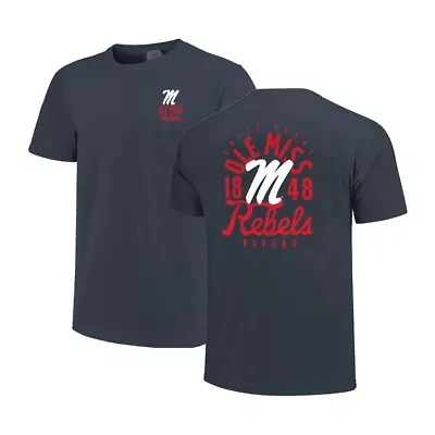 NCAA Ole Miss Rebels Mascot Overlay T-Shirt