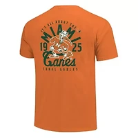 Miami (FL) Hurricanes NCAA Mascot Overlay T-Shirt