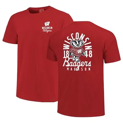 NCAA Wisconsin Badgers Mascot Overlay T-Shirt